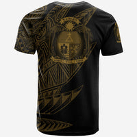 Nauru T Shirt Legends Are Born In Gold Color - Polynesian Pride
