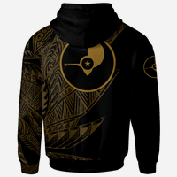 Yap State Hoodie Legends Are Born In Gold Color - Polynesian Pride
