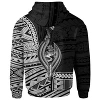 Guam Zip Hoodie Yona Seal of Guam Polynesian Patterns - Polynesian Pride