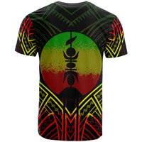 New Caledonia T Shirt New Caledonia Seal Tribal Reggae Color - Polynesian Pride