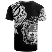 Nauru T Shirt Nauru Tatau White Patterns With Coat Of Arms - Polynesian Pride