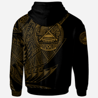 American Samoa Hoodie Legends Are Born In Yellow Color - Polynesian Pride