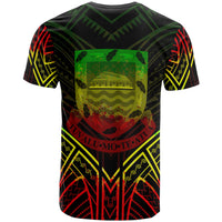 Tuvalu T Shirt Tuvaluan Seal Tribal Reggae Color Patterns - Polynesian Pride