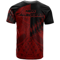 New Caledonia T Shirt Red Color Symmetry Style - Polynesian Pride