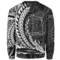 Tokelau Custom Personalised Sweatshirt - Wings Style White Color - Polynesian Pride