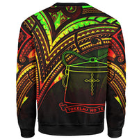 Tokelau Sweatshirt - Cross Style Reggae Color - Polynesian Pride