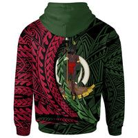 Vanuatu Hoodie Custom Wings Style - Polynesian Pride