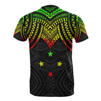 Chuuk Custom T Shirt Micronesian Pattern Reggae Armor Style - Polynesian Pride