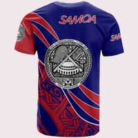 American Samoa T Shirt Symmetrical Lines - Polynesian Pride