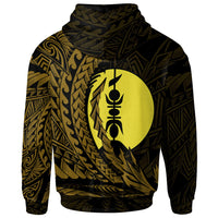 New Caledonia Zip Hoodie Bourail Wings Style - Polynesian Pride