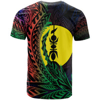 New Caledonia T Shirt Hienghene Wings Style Flag Color - Polynesian Pride