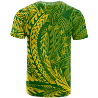 Cook Islands T Shirt Tauhunu Wings Style - Polynesian Pride