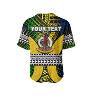(Custom Personalised) Polynesian Malampa Of Vanuatu Baseball Jersey LT6 - Polynesian Pride