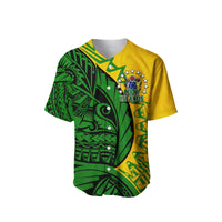 (Custom Personalised)Cook Islands Baseball Jersey Polynesian Style LT6 - Polynesian Pride
