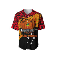 (Custom Personalised) Papua New Guinea Baseball Jersey Bird Of Paradise LT6 - Polynesian Pride