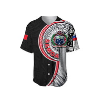Samoa Independence Day Tribal Tattoo Baseball Jersey No.4 LT6 - Polynesian Pride