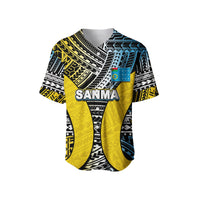 (Custom Personalised) Polynesian Sanma Of Vanuatu Baseball Jersey LT6 - Polynesian Pride