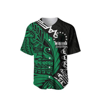 (Custom Personalised)Cook Islands Baseball Jersey Mitiaro Polynesian Style LT6 - Polynesian Pride