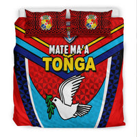 Tonga Mate Ma'a Rugby Bedding Set Jersey LT6 - Polynesian Pride