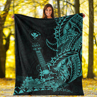 Hawaii Polynesian Premium Blanket Ukulele Turquoise LT13 - Polynesian Pride