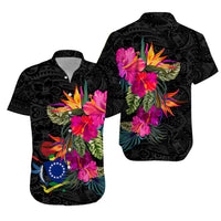 Cook Islands Polynesian Hibiscus Matching Dress and Hawaiian Shirt LT12 - Polynesian Pride