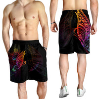 Cook Islands Men's Shorts - Butterfly Polynesian Style - Polynesian Pride