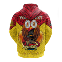 Custom Papua New Guinea Rugby Kumul Pride Hoodie LT2 - Polynesian Pride