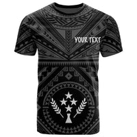 Kosrae Custom T Shirt Kosrae Flag In Polynesian Tattoo Style (Black) Unisex Black - Polynesian Pride