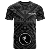 Chuuk Custom T Shirt Chuuk Seal With Polynesian Tattoo Style ( Black) Unisex Black - Polynesian Pride