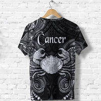 Cancer Zodiac Polynesian T Shirt Unique Style Black LT8 - Polynesian Pride