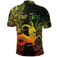 Custom Capricorn Zodiac Polynesian Polo Shirt Unique Style Reggae LT8 - Polynesian Pride