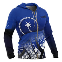 Chuuk Coat of Arms Zip up Hoodie Polynesian Pattern - Polynesian Pride