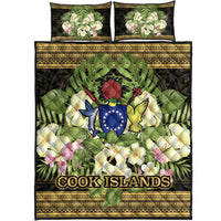 Cook Islands Quilt Bed Set - Polynesian Gold Patterns Collection - Polynesian Pride