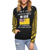 Niue Hoodie Niue Flag Its Where My Story Begins - Polynesian Pride