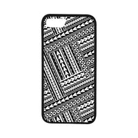Polynesian 17 Rubber Phone Case One Size iPhone 7 (4.7") Black - White - Polynesian Pride