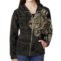 Maori Tattoo Hoodie, New Zealand Zip up Hoodie - Polynesian Pride