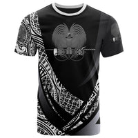 Papua New Guinea T Shirt Polynesian Patterns Sport Style Unisex Black - Polynesian Pride