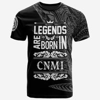 Northern Mariana Islands T Shirt Legends Are Born In White Color Unisex Art - Polynesian Pride