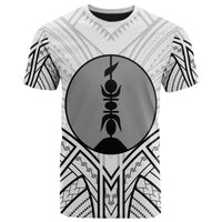 New Caledonia T Shirt New Caledonia Seal Tribal Color Unisex Black - Polynesian Pride