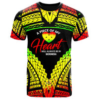 Federated States of Micronesia T Shirt A Piece of My Heart Reggae Unisex Reggae - Polynesian Pride