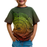 American Samoa Polynesian T Shirt Polynesian Circle (Reggae) - Polynesian Pride