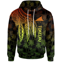 Tokelau Hoodie Polynesian Wings (Reggae) Unisex Reggae - Polynesian Pride