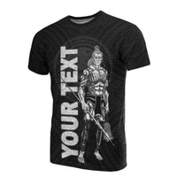 Federated States of Micronesia Custom Polynesian T Shirt Micronesian Warrior Unisex Black - Polynesian Pride