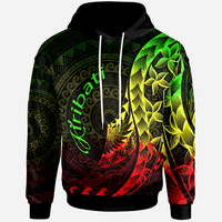 Kiribati Hoodie Polynesian Pattern Style Reggae Color Unisex Reggae - Polynesian Pride
