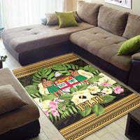 Fiji Area Rug - Polynesian Gold Patterns Collection - Polynesian Pride