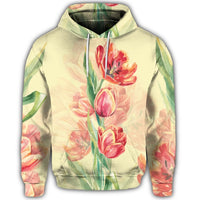 Flower Art Hoodie - Polynesian Pride