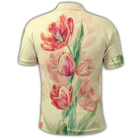 Flower Art Polo Shirt - Polynesian Pride