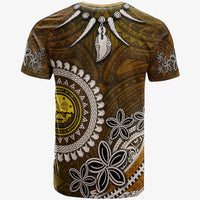 Federated States of Micronesia Custom T Shirt Polynesian Boar Tusk - Polynesian Pride