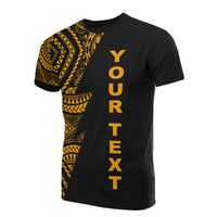 Micronesian Custom All Over T Shirt Micronesian Pattern Gold Color Unisex Gold - Polynesian Pride