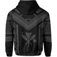 Hawaiian Kanaka Polynesian Hoodie Active Grey - Polynesian Pride